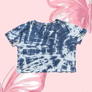 Tie Dye Crop Boxy Tee